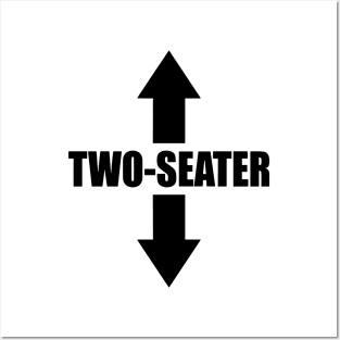 Two Seater Arrow Funny Posters and Art